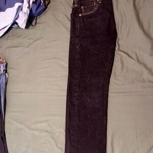501 Levi's Dark Blue Denim Jeans